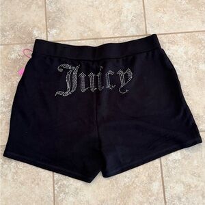 Juicy Couture Black & Athletic Shorts size XL
